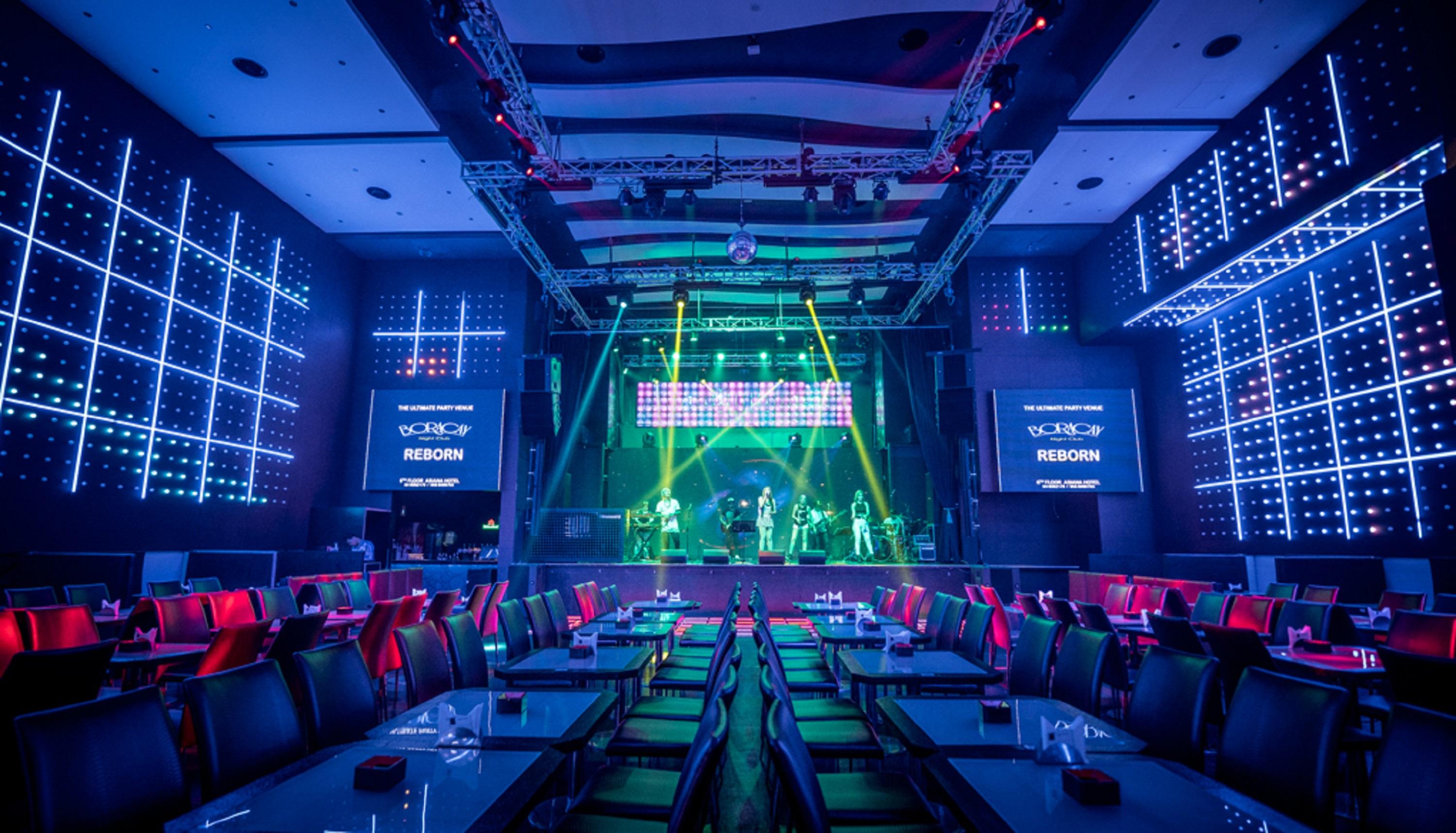 Asiana Hotel Dubai Exterior foto The interior of the nightclub