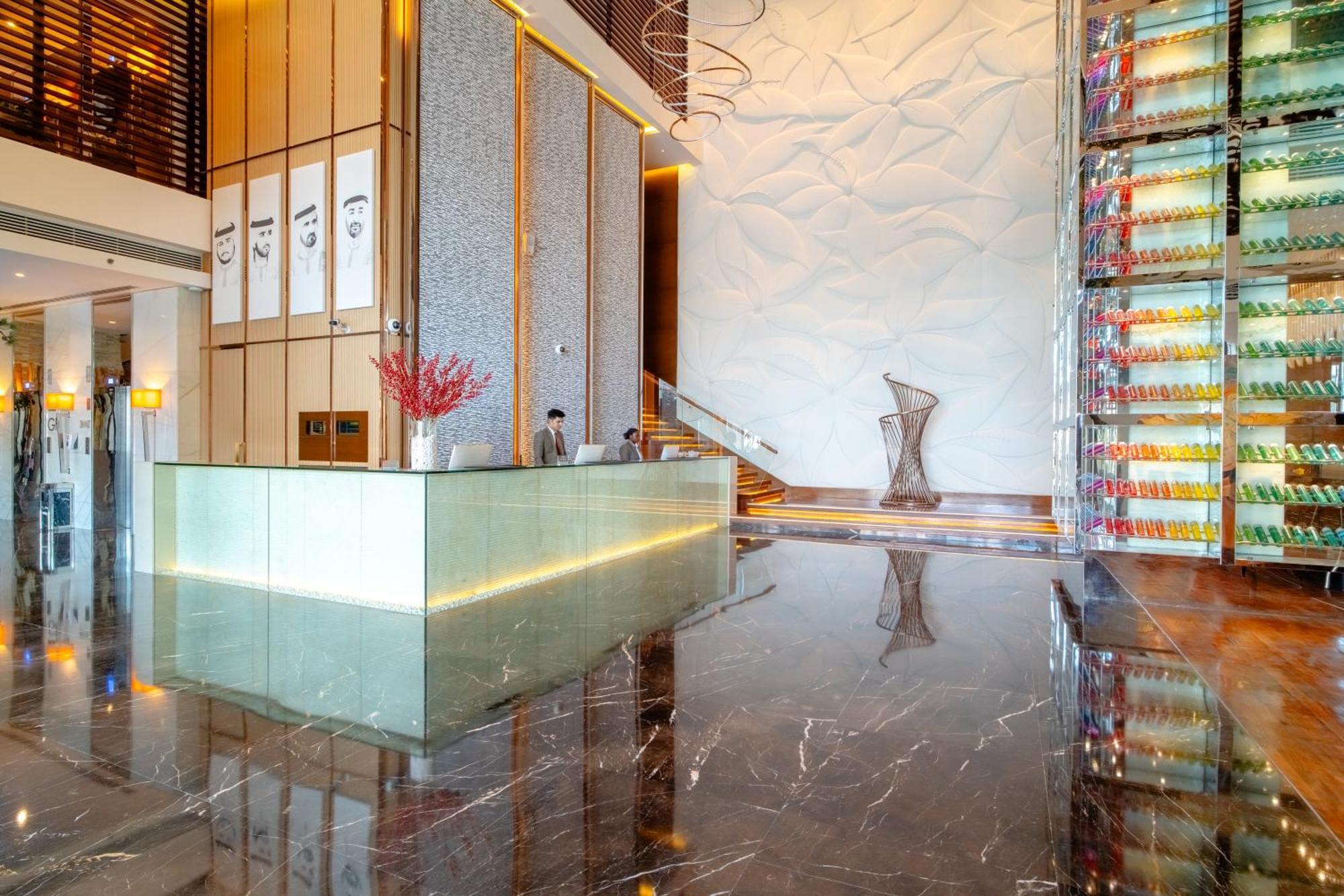Asiana Hotel Dubai Exterior foto Lobby